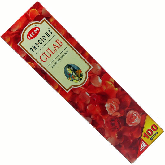 HEM BULK INCENSE - Precious Gulab 100gm