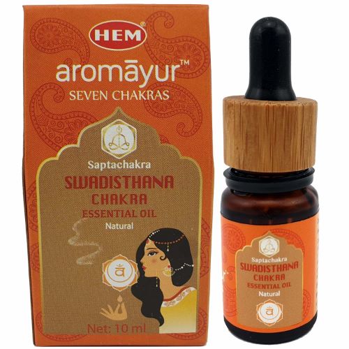 Aromayur Swadhisthana Chakra Essential Oil - Saptachakra