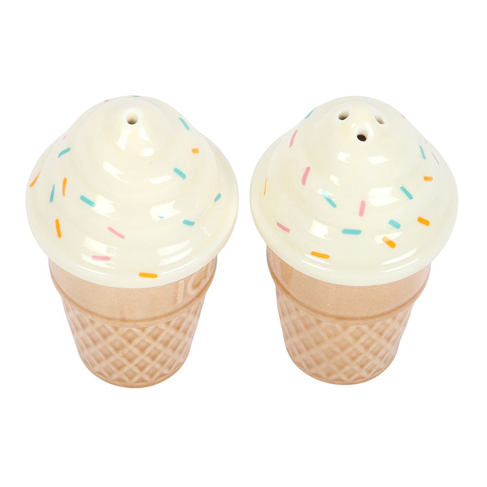 Ice Cream Cone Salt and Pepper Shakers