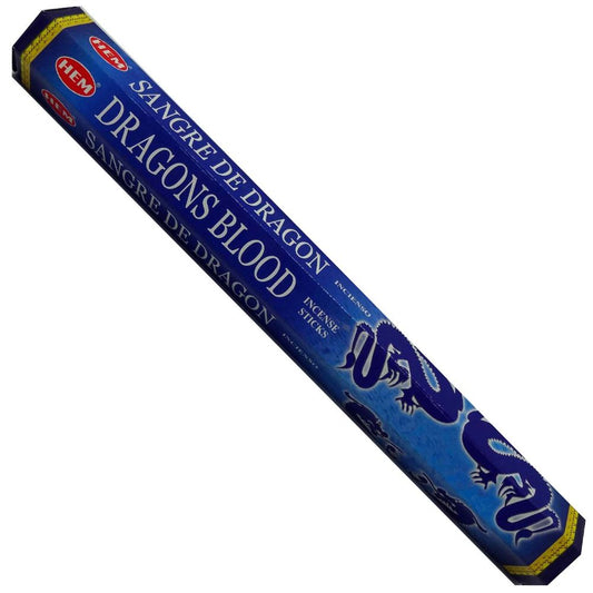 HEM Hexa - Dragon Blood Blue Incense - Sangre De Dragon