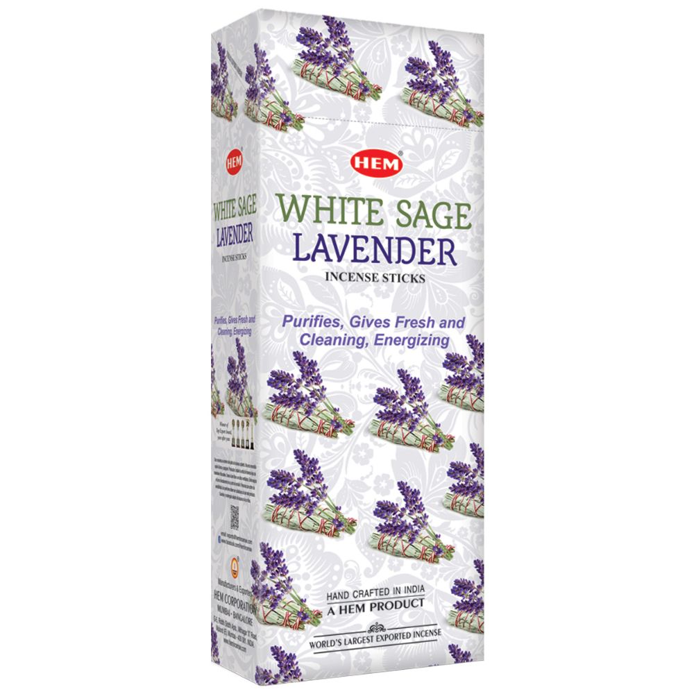 Hem Hexa - White Sage Lavender Incense