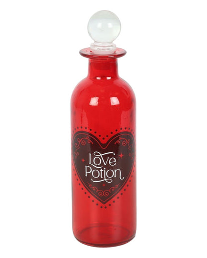 Red Decorative Love Potion Glass Bottle