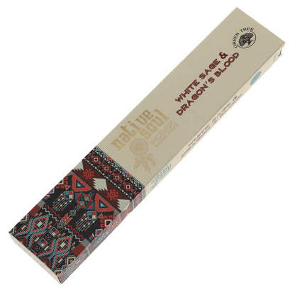 Native Soul - White Sage and Dragon Blood Incense 15gms