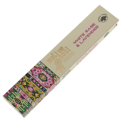 Native Soul - White Sage and Lavender Incense 15gms