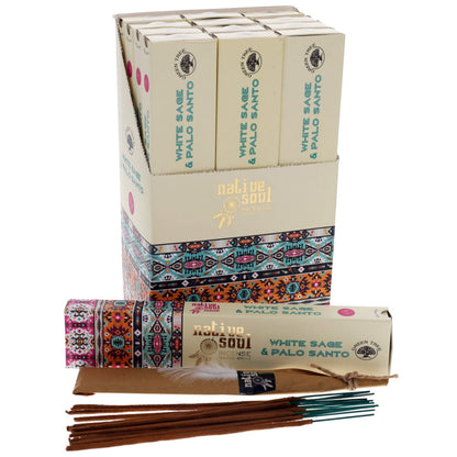 Native Soul - White Sage and Palo Santo Incense 15gms