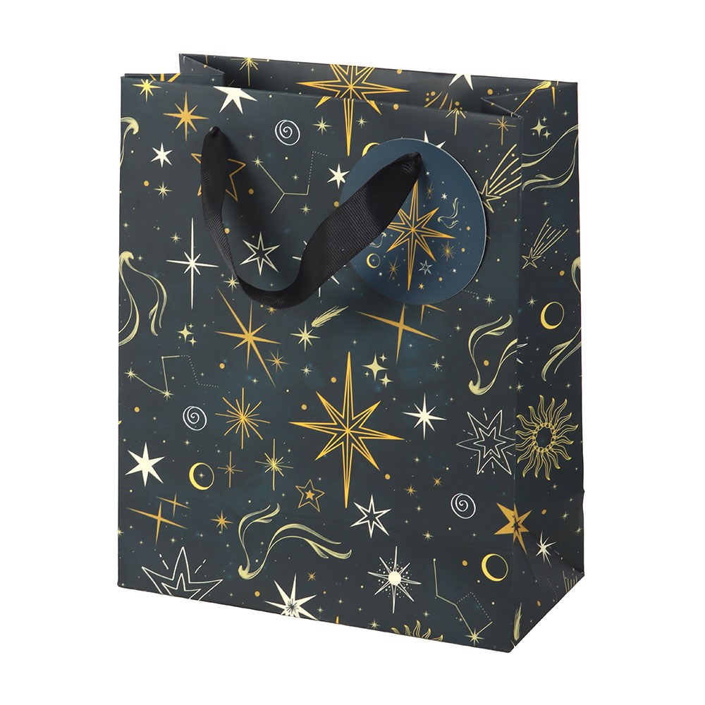 10 x Medium Starry Night Giftbag