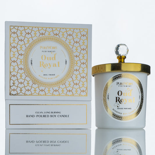 Oud Royal Scented Soy Candle - 200 G