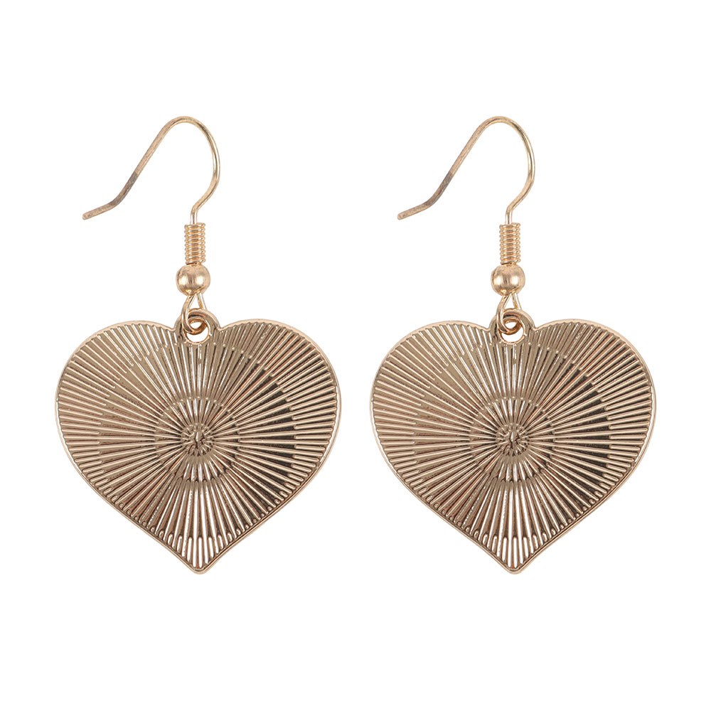 Checkerboard Heart Stainless Steel and Enamel Earrings