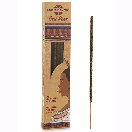 Sacred Elements - Artisanal Red Rose Organic Incense