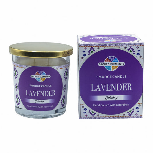 Lavender Smudge Candle - Calming