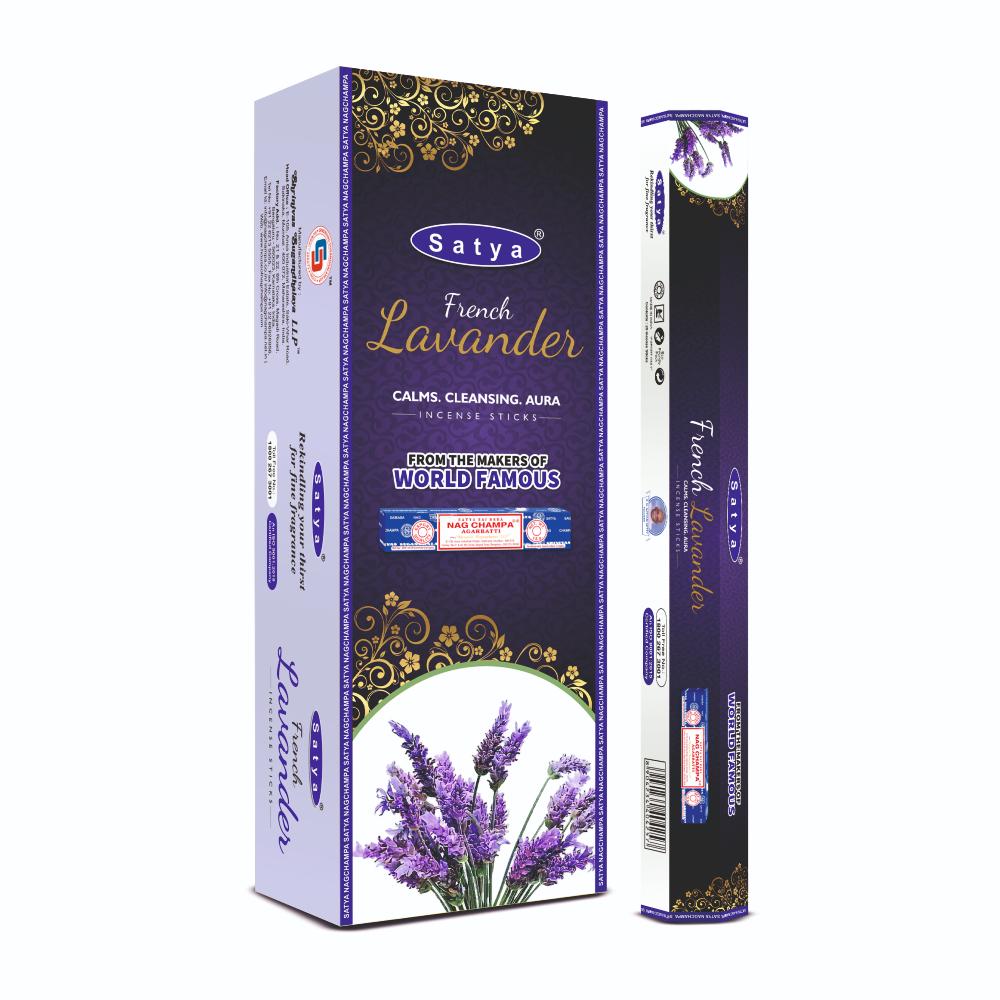 French Lavender Incense Hexa Satya