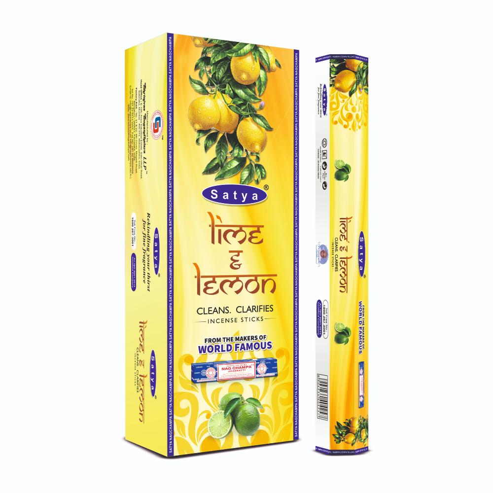 Lime Lemon Incense Hexa Satya