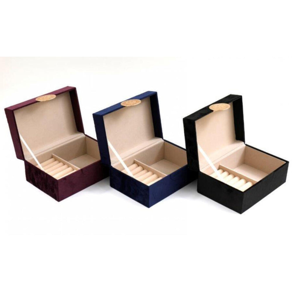Velvet Sun and Moon Jewellery Box
