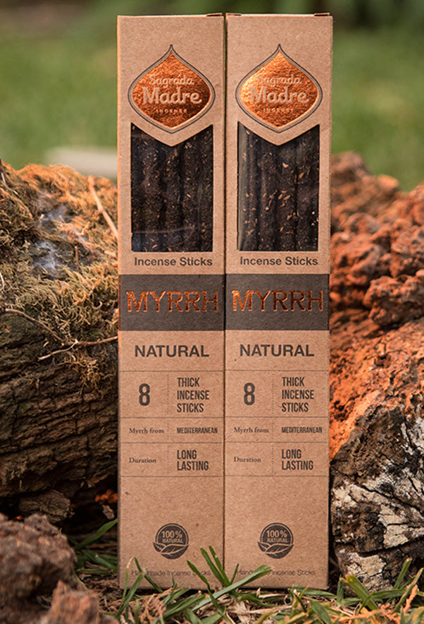 Sagrada Madre Natural Myrrh Incense Sticks