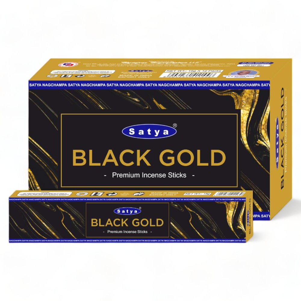 Satya Mumbai 15GMS - Black Gold Incense