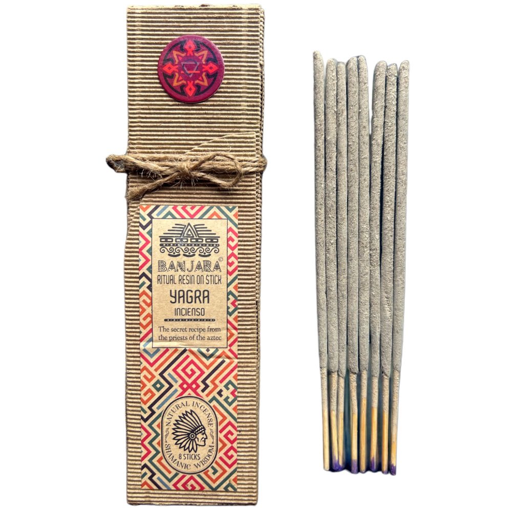 SHAMANIC WISDOM INCENSE - Yagra (8 Thick Resin Sticks)