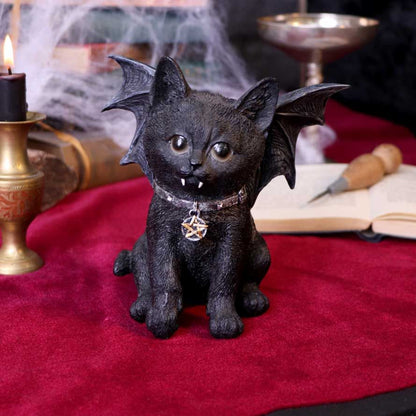 Vampuss 16cm Black Bat Cat Figurine