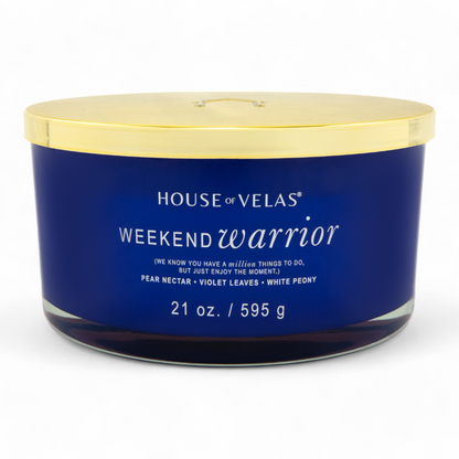 Weekend Warrior Burnable Sensations Candle 595gms