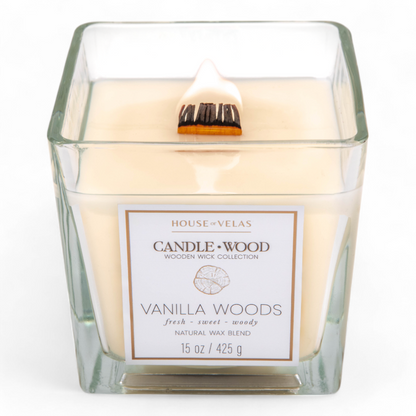 Vanilla Woods CandleWood Candle 425gms