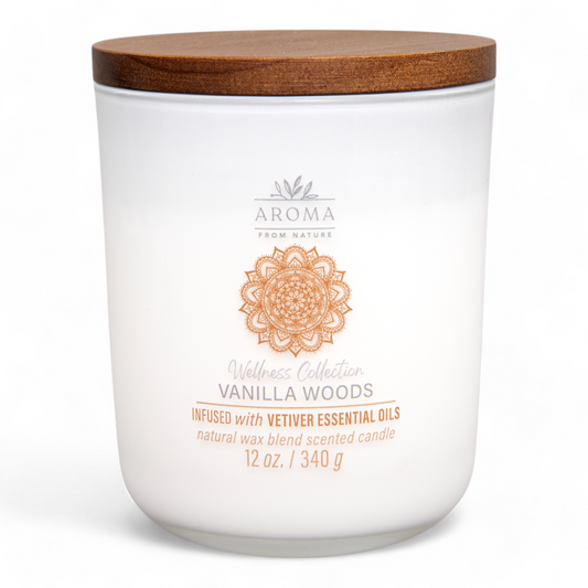 Vanilla Woods Aroma from Nature Candle 340g