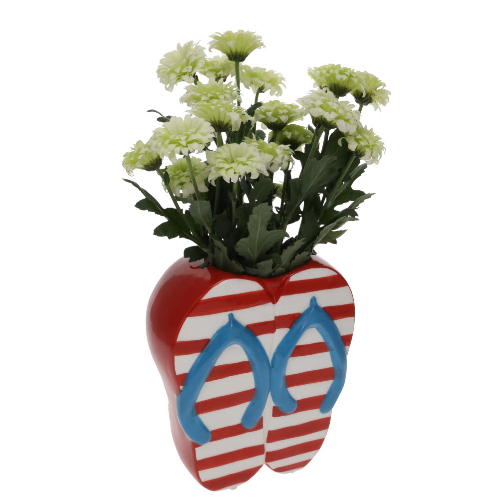 Flip Flops Flower Vase