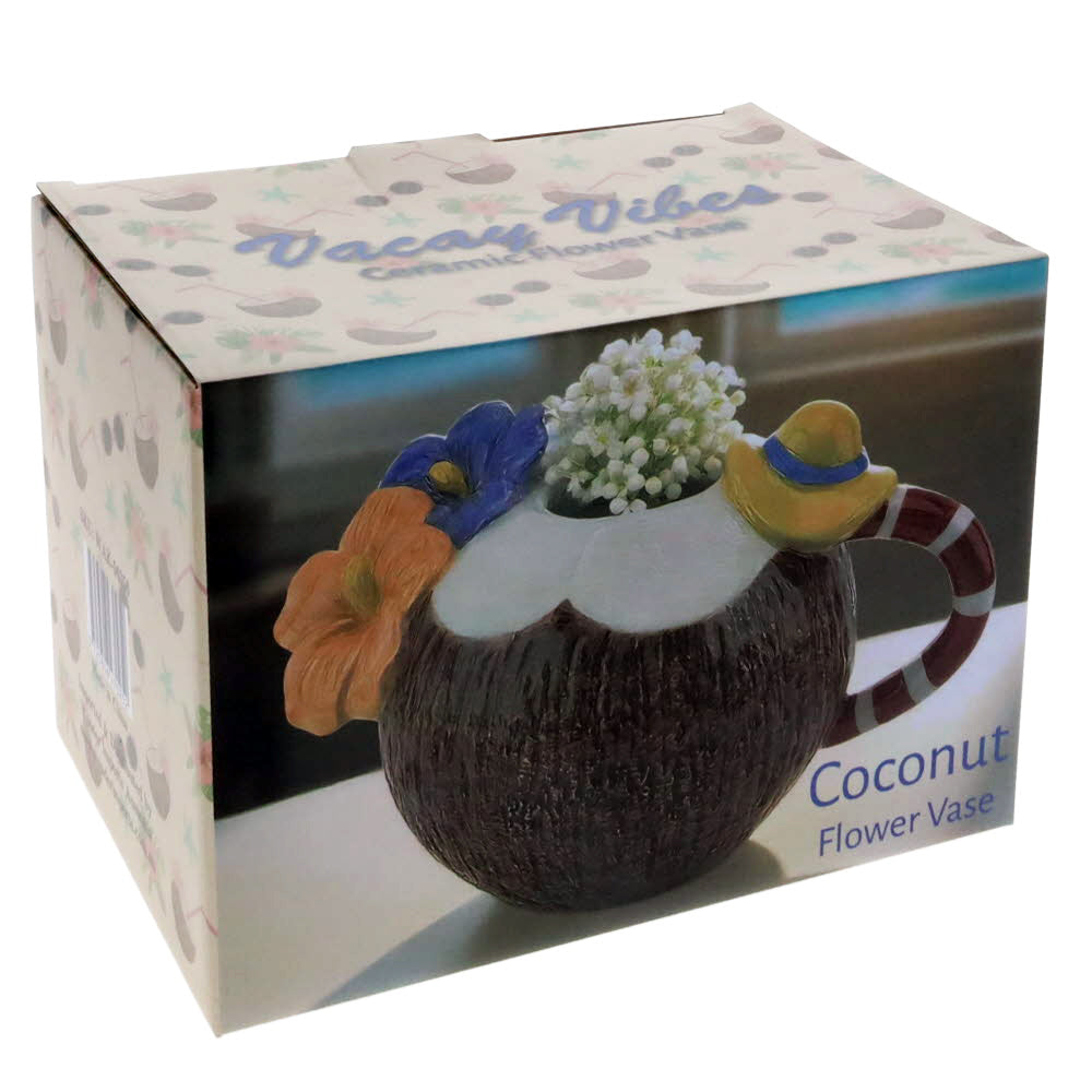 Coconut Flower Vase