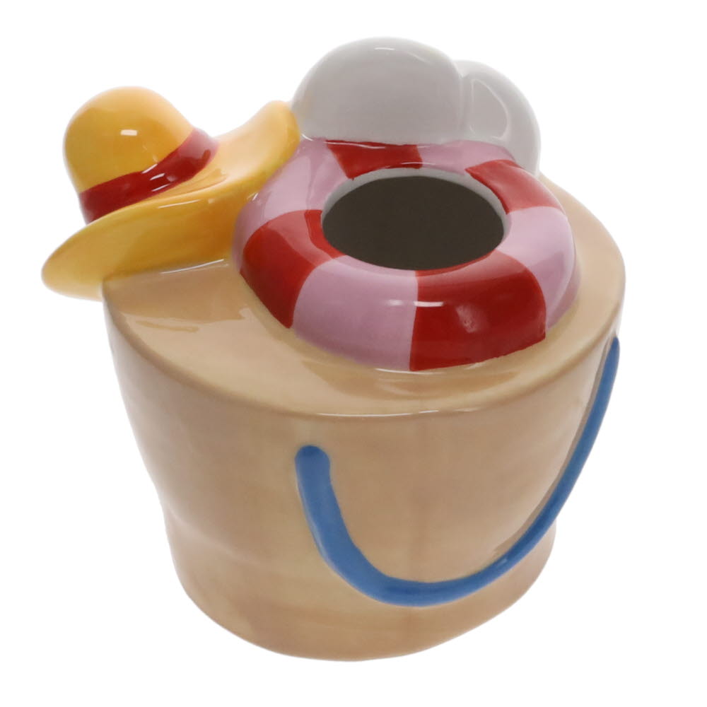 Beach Bucket Flower Vase