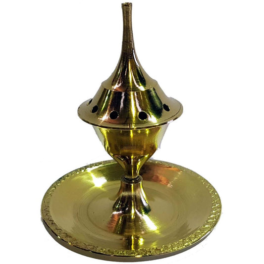 Brass Incense Burner 6.5x7cm