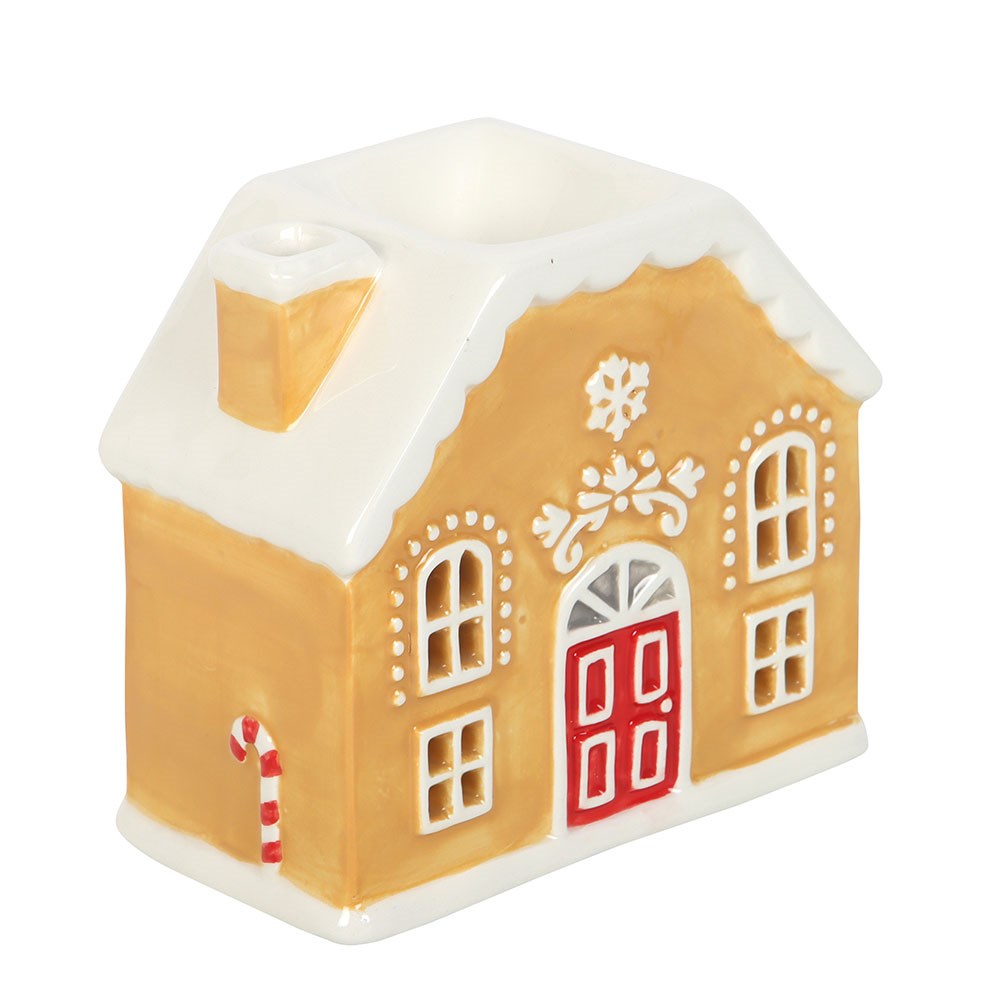 Candy Cane Gingerbread House Oil Burner
