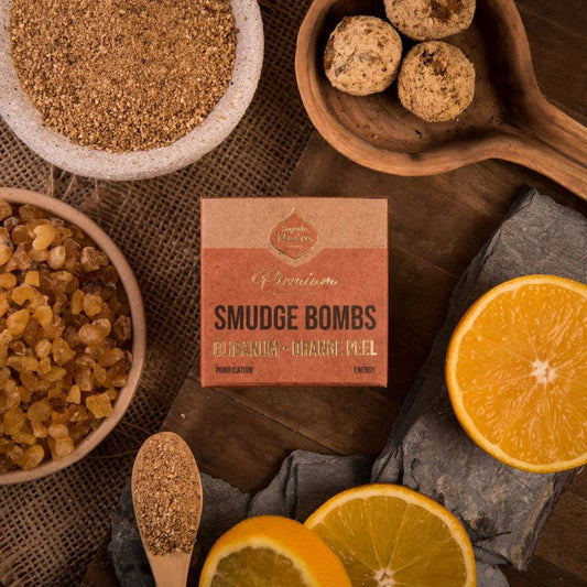 Sagrada Madre Smudge Bomb Premium - Frankincense & Orange 8pcs