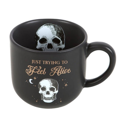 Trying To Feel Alive Ceramic Mug