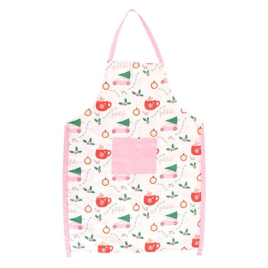 Christmas Print Polyester Apron