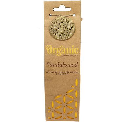 INCENSE CONES - ORGANIC GOODNESS Sandalwood