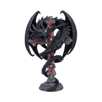 Gothic Guardian Candle Holder (AS) 26.5cm