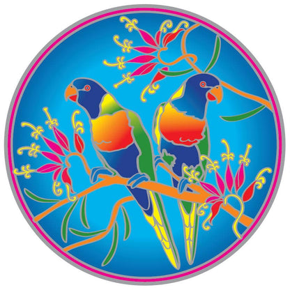 SUNSEAL - Rainbow Lorrikeets 14cm