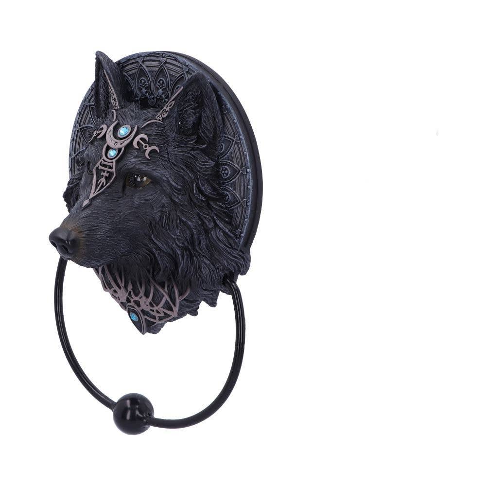 Wolf Moon Door Knocker 20.5cm