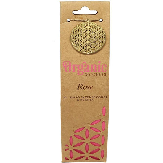 INCENSE CONES - ORGANIC GOODNESS Rose