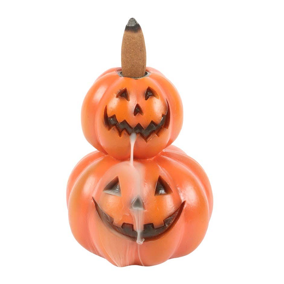 Stacking Pumpkins Backflow Resin Incense Burner