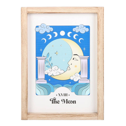 The Moon Celestial Dreams Wooden Framed Wall Print