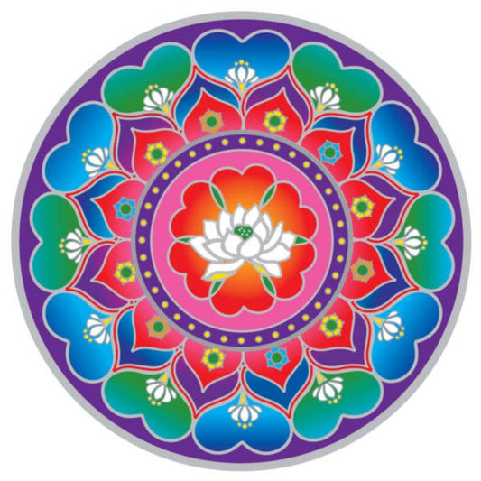 SUNSEAL - Lotus Heart Mandala 14cm