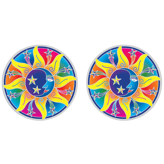 SUNLIGHT - Sun Moon Stars Mandala 6cm