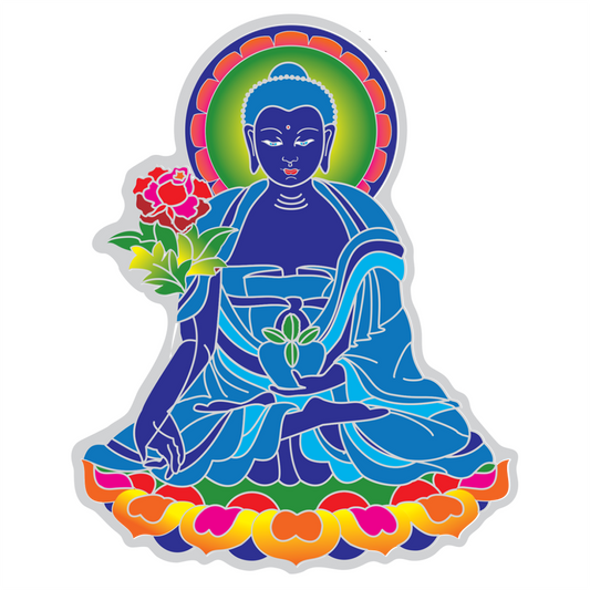 SUNCATCHER - Blue Medicine Buddha