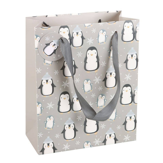 Winter Penguin Gift Bag