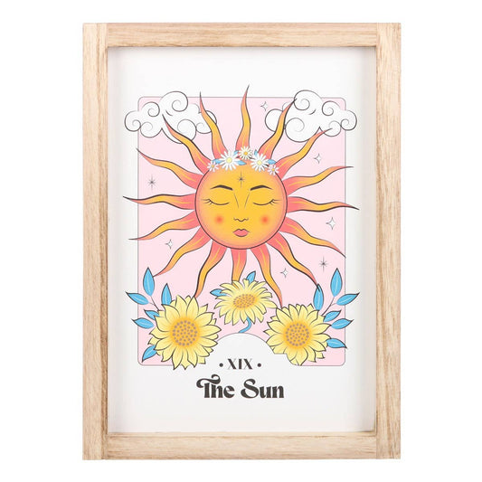 The Sun Celestial Dreams Wooden Framed Wall Print